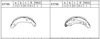 ASIMCO K7796 Brake Shoe Set